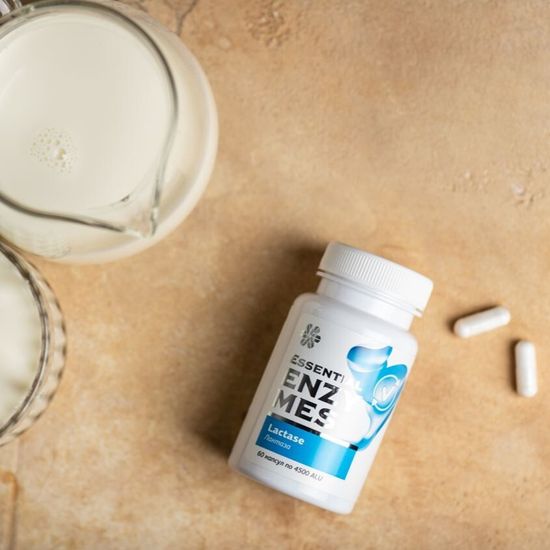 Фермент «Лактаза» для усвоения лактозы и комфортного пищеварения Essential Enzymes