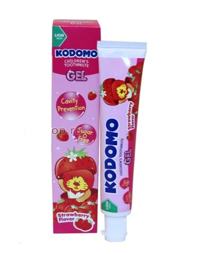 [KODOMO] Детская зубная паста-гель КЛУБНИКА Ultra Shield Gel, 40гр