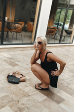 Платье майка из модала мини bk