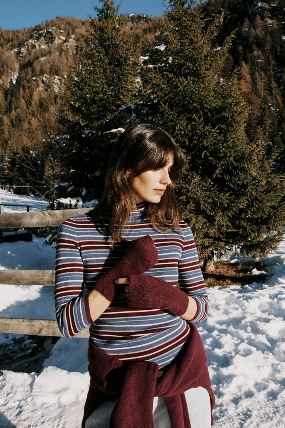 ZARA ВОДОЛАЗКА В ПОЛОСКУ, РАЗНОЦВЕТНЫЙ