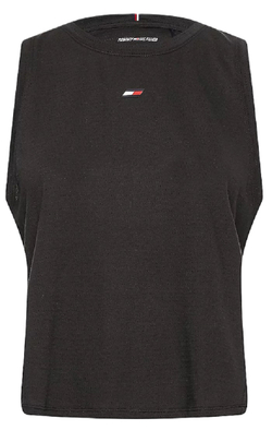 Топ теннисный Tommy Hilfiger Performance Mesh Racer Tank - black