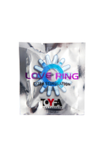 Кольцо гелевое голубое