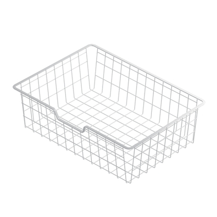 Сетчатая корзина выкатная белая 588*424*180 мм