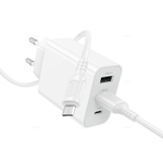 Зарядное устройство на Micro Borofone BA105A (white)