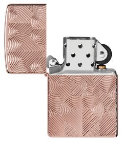 Зажигалка Zippo Armor® Hearts Rose Gold (48919) 4