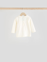 Лонгслив и легинсы в комплекте для малышей Next E67-029, 3 шт., Молочный, Розовый, Светло-желтый