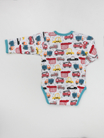 Боди с длинным рукавом на кнопках 6468 (Размер: 68)