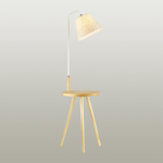 4667/1F HALL ODL20 443 светлое дерево/рогожка Торшер E27 1*60W 220V KALDA