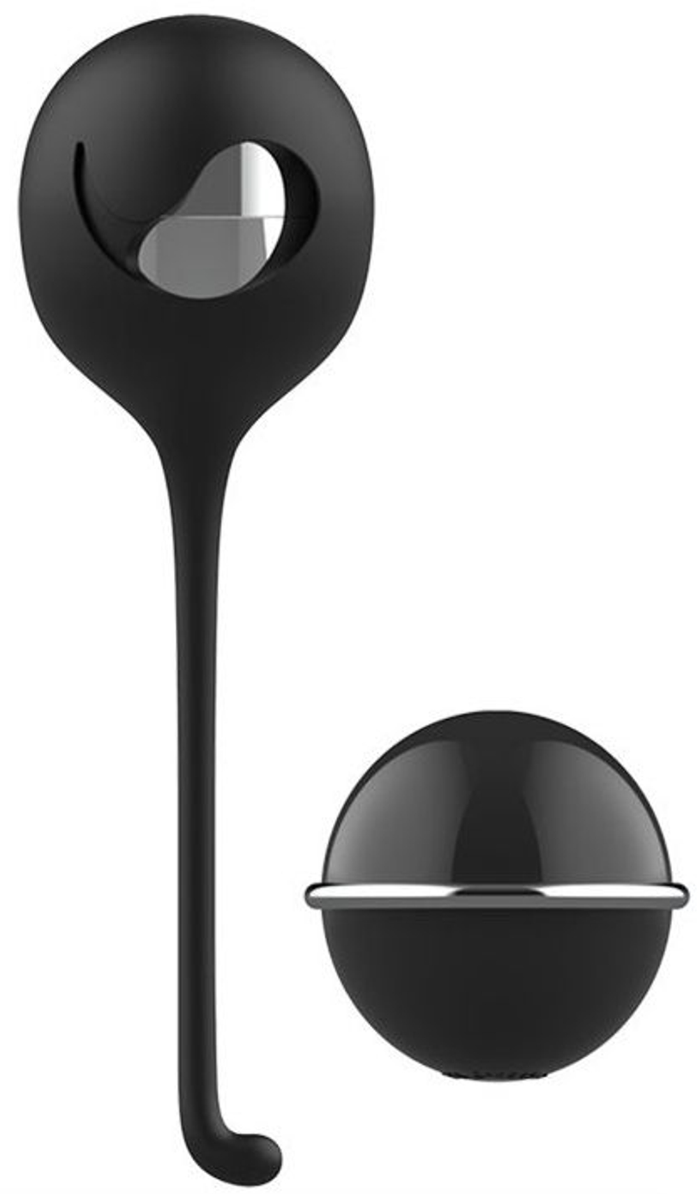 Черное виброяйцо с пультом управления Remote Cherry (Цвет: черный)