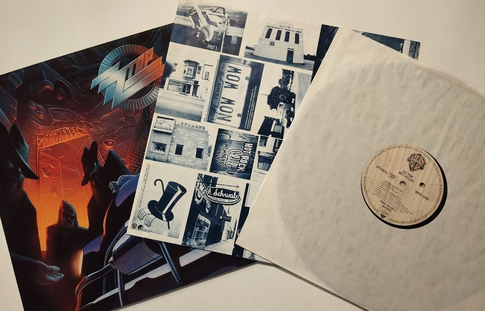 Винтажная виниловая пластинка LP ZZ Top Recycler (Germany 1990)
