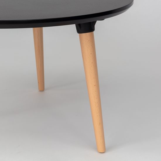 Журнальный столик Copine 80 см меламин черный | Купить в StoreForHome.ru