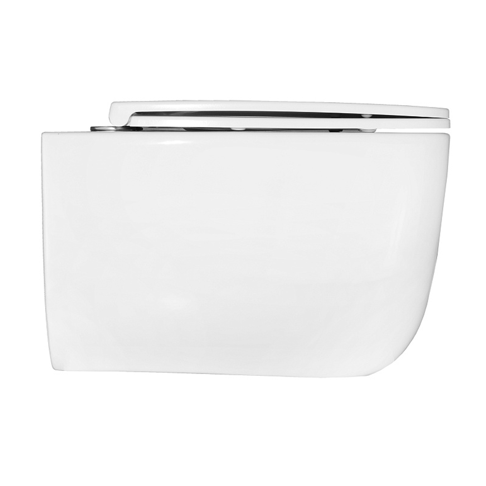 Унитаз подвесной AZARIO FLAVIA 515х360х360 слив "Торнадо", быстросъемное сиденье микролифт (AZ-0076-UQ1)