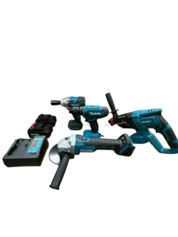 Набор 4в1. Шуруповерт, Перфоратор, Болгарка, Гайковерт. 6 Ah 2 акб, ЗУ и кейс в комплекте.