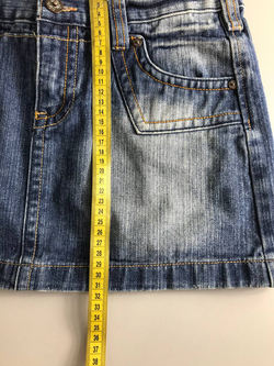 Юбка джинсовая короткая, маркировка S, визуально на 44 размер
