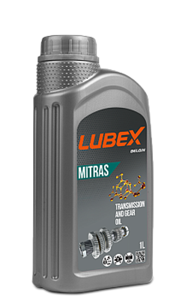 Масло трансмиссионное LUBEX MITRAS AX HYP 80W-90 GL-5 (1л) минеральное