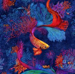 Бесшовная фреска Скин CORALS, 2,7 м (Ширина 4 м)