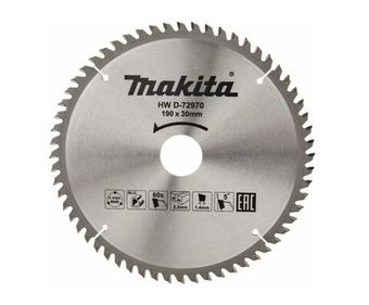 Диск пильный для алюминия (190x30/20x2.2/1.4 мм; 60T) Makita D-72970