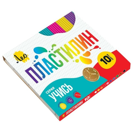 Пластилин Лео 10 цветов