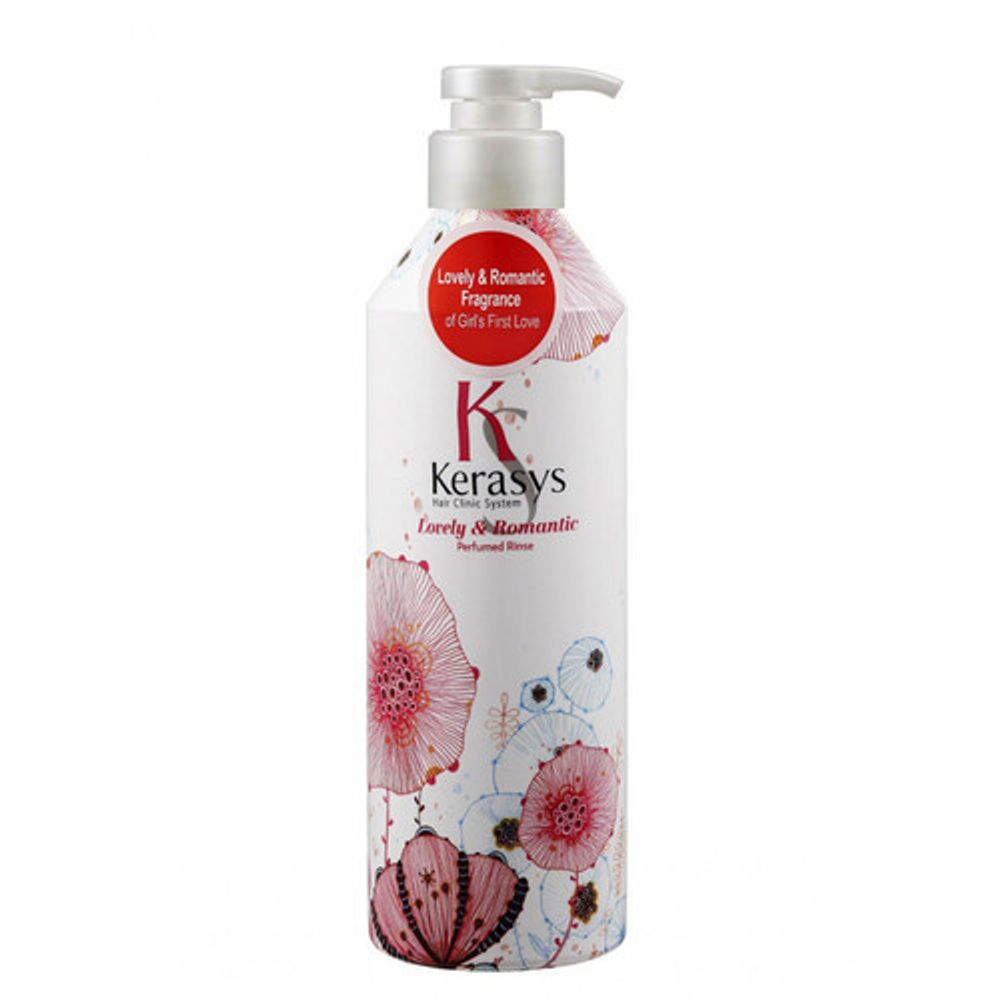 KeraSys Кондиционер для волос парфюмированный «романтик» - Lovely&amp;romantic parfumed rinse, 400мл