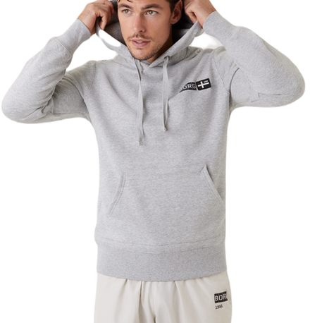Куртка теннисная Bj_rn Borg Sthlm Hoodie - Gray