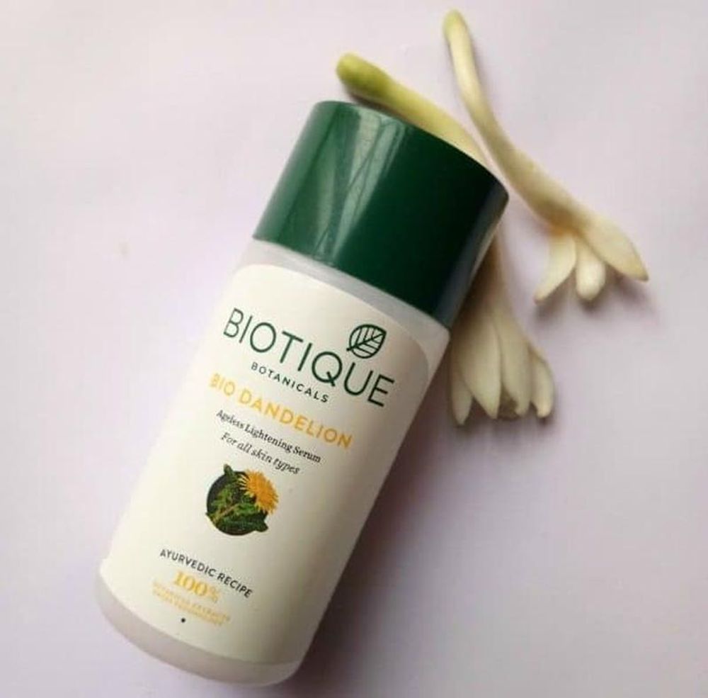 Сыворотка для лица омолаживающая Biotique Bio dandelion, 35 мл