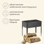 Мангал-коптильня «Эконом», без шампуров, р. 40 х 25 х 40 см