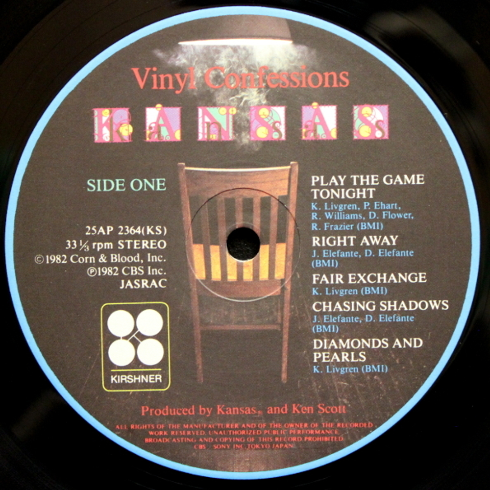 Kansas / Vinyl Confessions (LP)