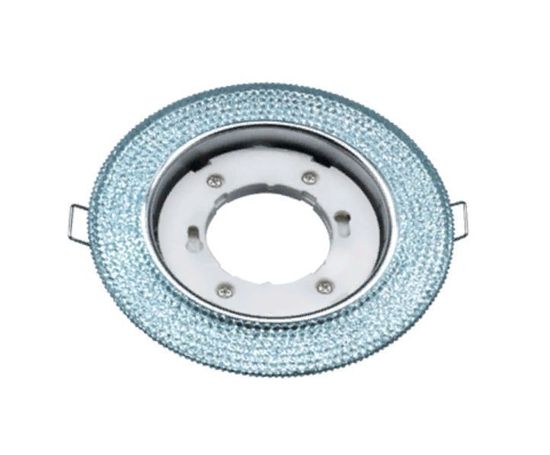 Спот IN HOME голубой/хром с подсветкой GX53