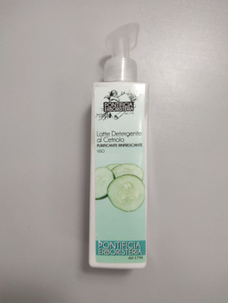 Молочко Pontificia Erboristeria для снятия макияжа с огурцом Latte Detergente al Cetriolo 200 мл (срок годности до 12.09.2022), новое