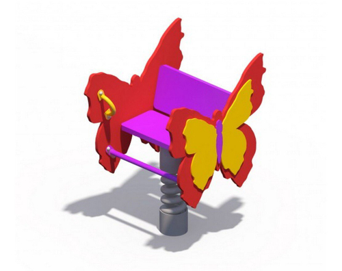 Качели на пружине Бабочка-Цветочек