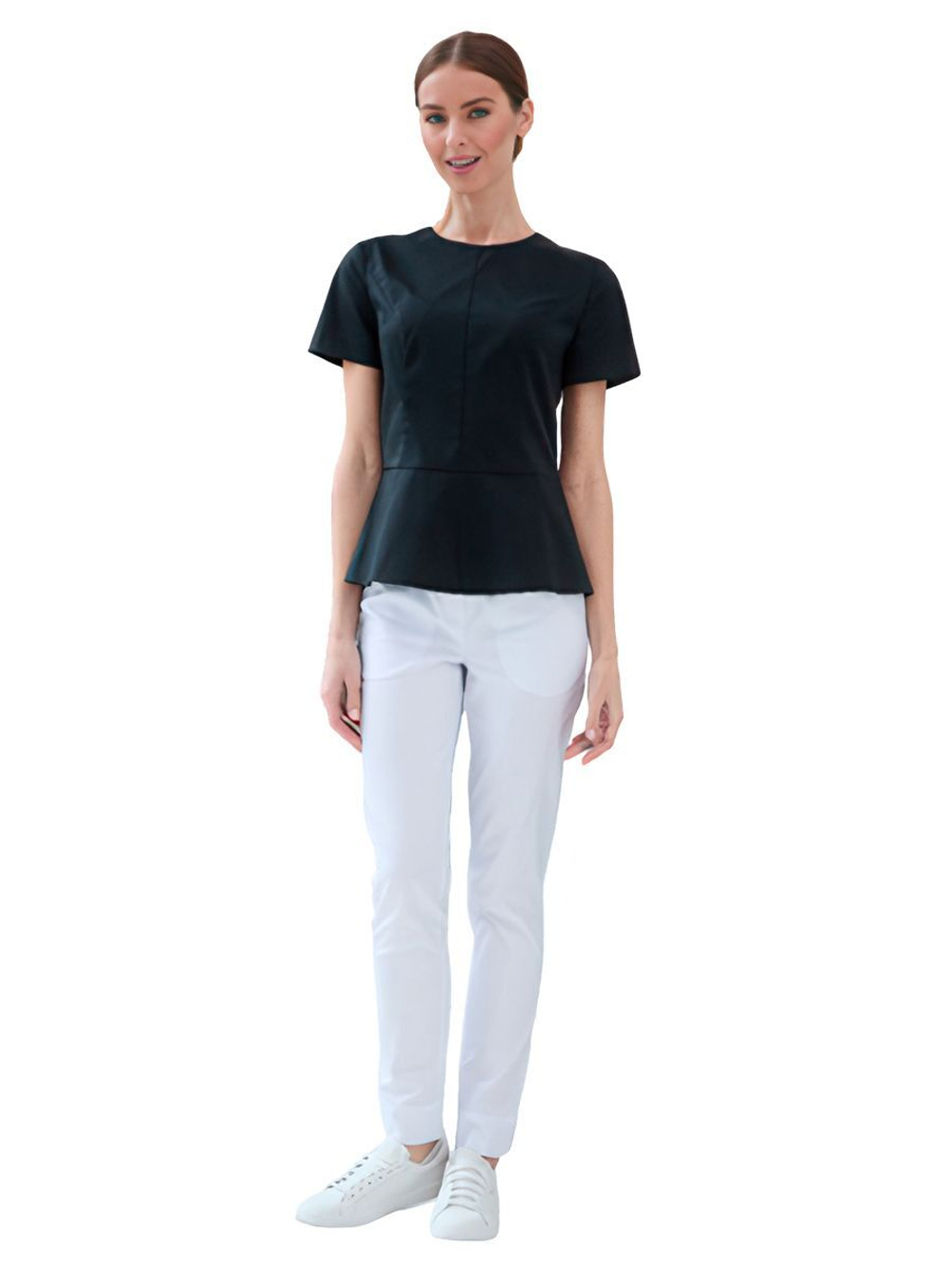 Туника медицинская женская Dr. Nice DRN477 "Алекс", с коротким рукавом, розовый, 42