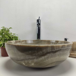 Раковина из оникса Bowl Grey Medium TinLip BO-61088 45*45*15