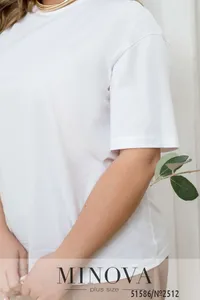Футболка 2512-белый Minova