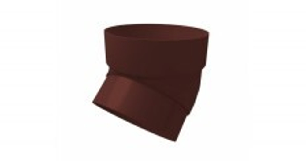 Колено трубы 45гр. ПВХ Grand Line Стандарт, коричневый