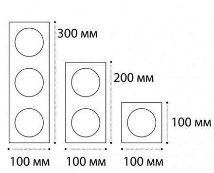 Рамка на 3 светильника Italline SP SP 03 white