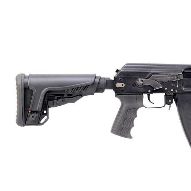 Складной приклад TBS Shock с подщечником на гражданские аналоги АК-74М, DLG Tactical
