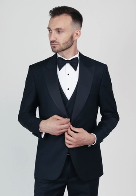 Мужской смокинг (темно-синий) А45