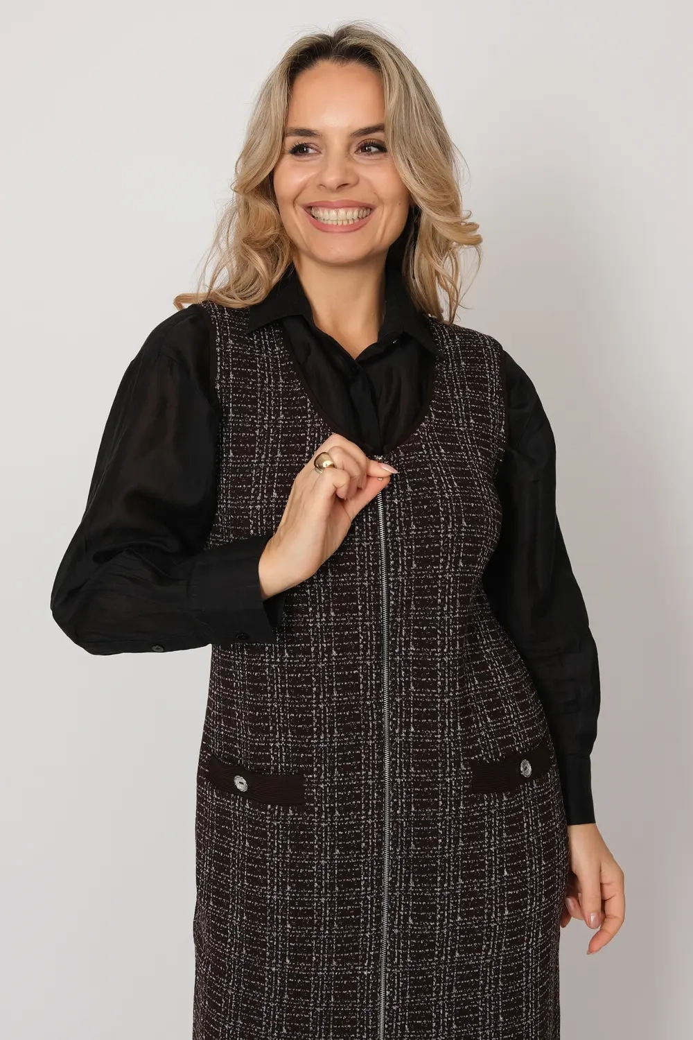 Платье Д 3481 дл/шоколад