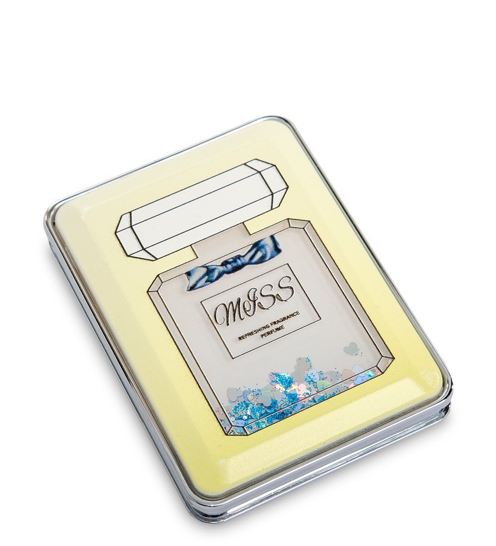 WW-112 Зеркало прямоугольное с плавающими блестками «Парфюм» в асс.