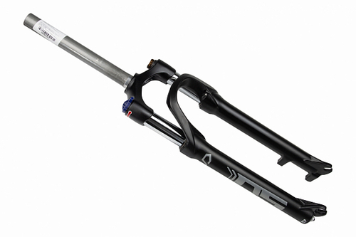 Вилка 27.5" 1-1/8" D5 UDING аморт. безрезьб. диск.торм., магний/алюм. черная/серая, шток 240мм