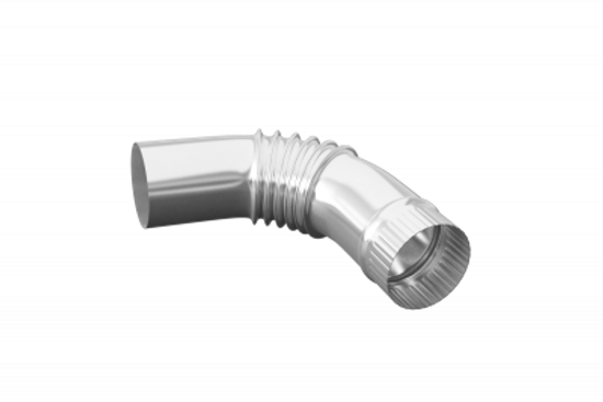 Колено стока водосток металл цинк  ф 90мм