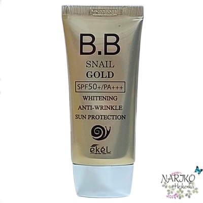 ББ Крем с золотом и экстрактом слизи улитки EKEL B.B Snail Gold, 50 мл.