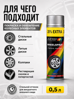 MOTIP Эмаль для дисков стальная 0,5л
