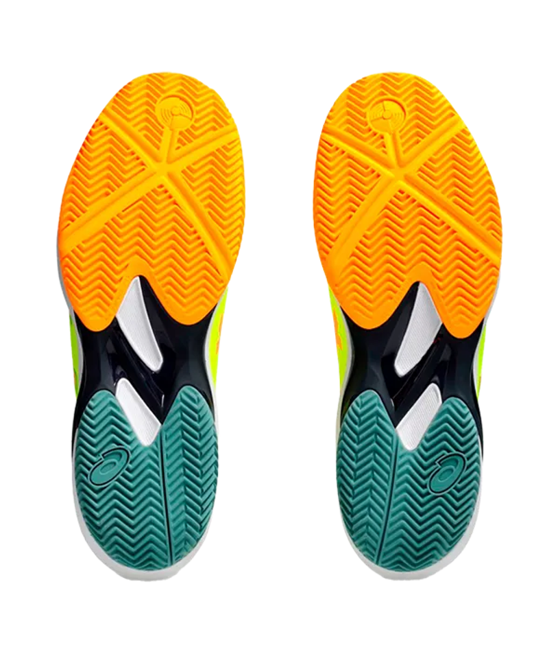 Asics Solution Swift FF 2 Padel Безопасные желтые-Стадионные оранжевые кроссовки