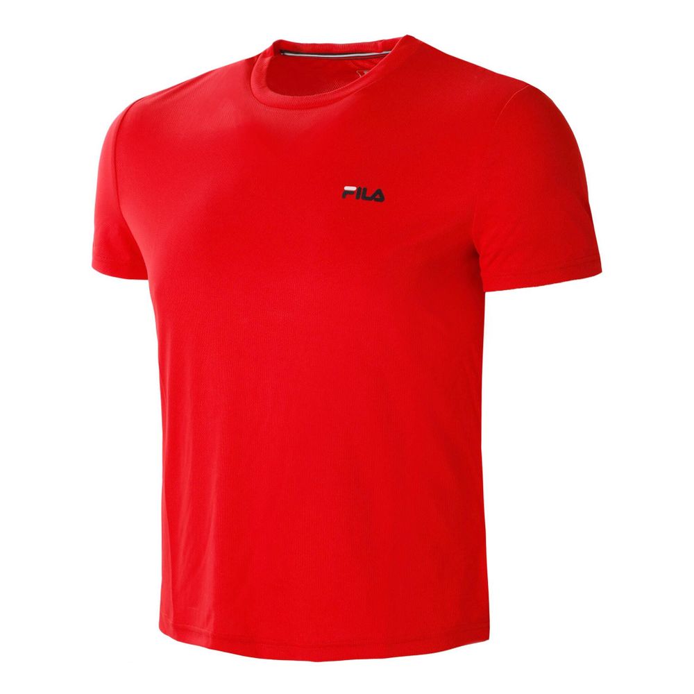 Мужское теннисное поло Fila Logo T-Shirt Men - Red