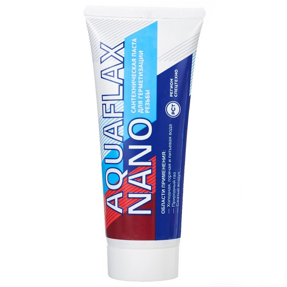 Уплотнительная паста 270г AQUAFLAX nano, тюбик с подвесом