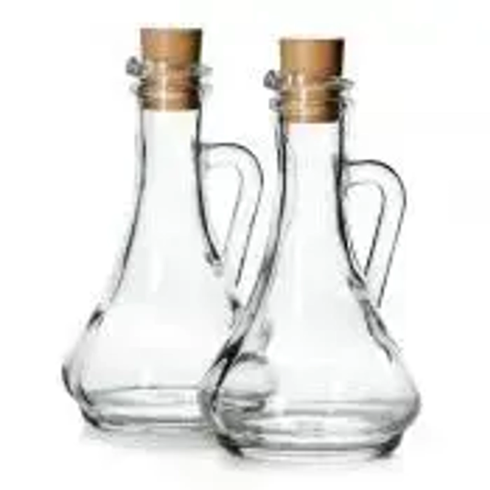 Набор емкостей для масла-уксуса 2шт 260мл «Оливия» с пластиковой пробкой 80109