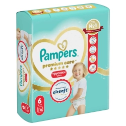 Трусики-подгузники Pampers Premium Care 6 31шт