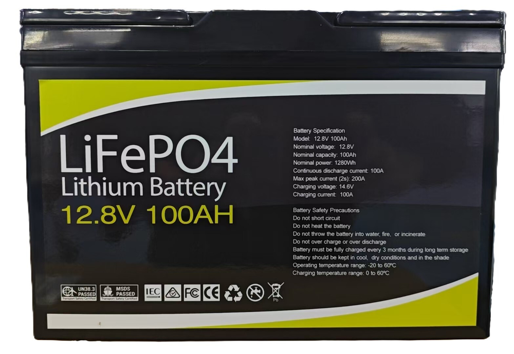 Аккумулятор 12.8v 100Ah LiFePO4 1280Wh