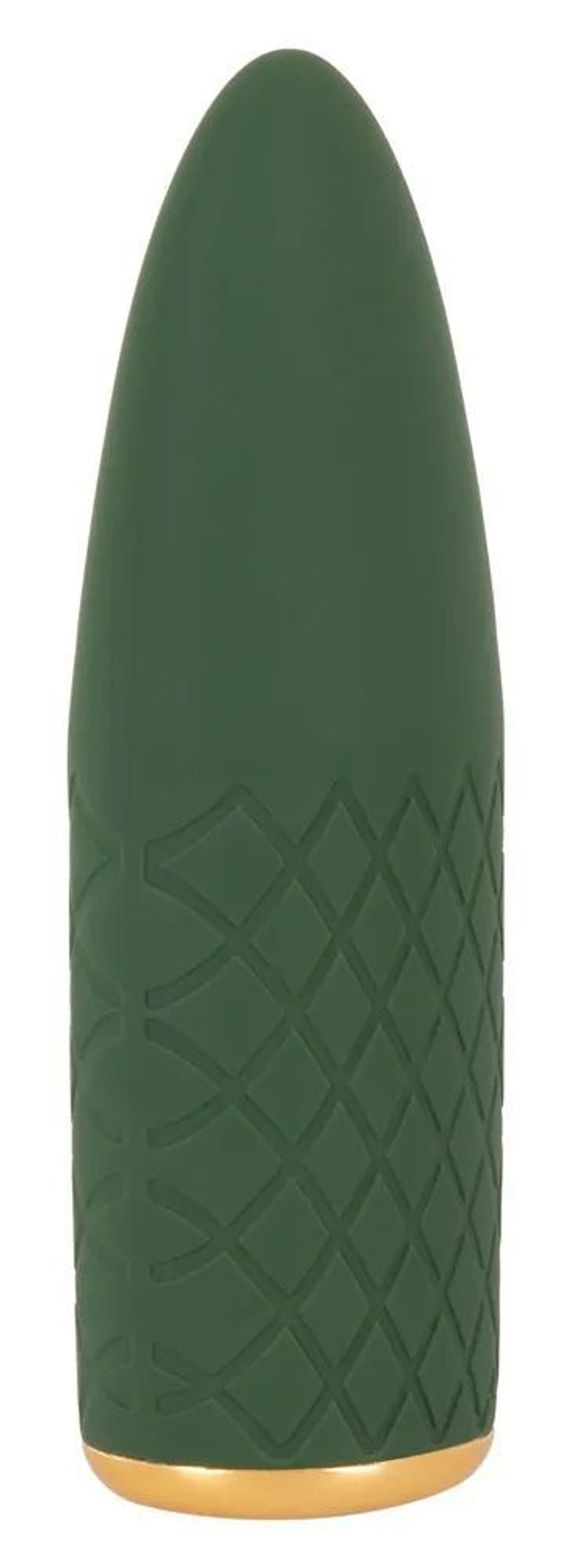 Зеленый мини-вибратор Luxurious Mini Vibrator - 11,5 см. (Цвет: зеленый)